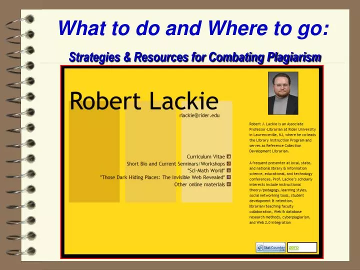 what to do and where to go strategies resources for combating plagiarism