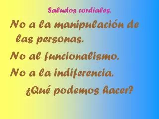 saludos cordiales