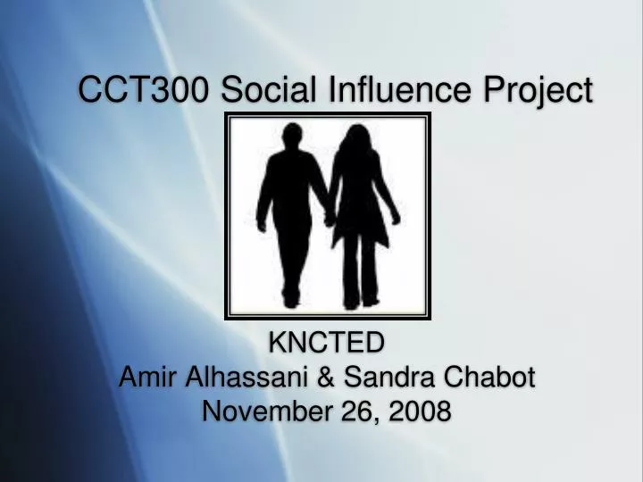 cct300 social influence project
