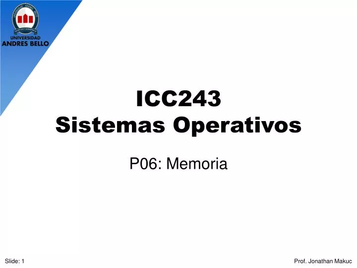 icc243 sistemas operativos