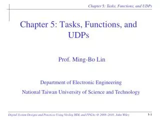 chapter 5 tasks functions and udps