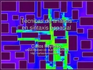 t cnicas de an lisis en sintaxis espacial