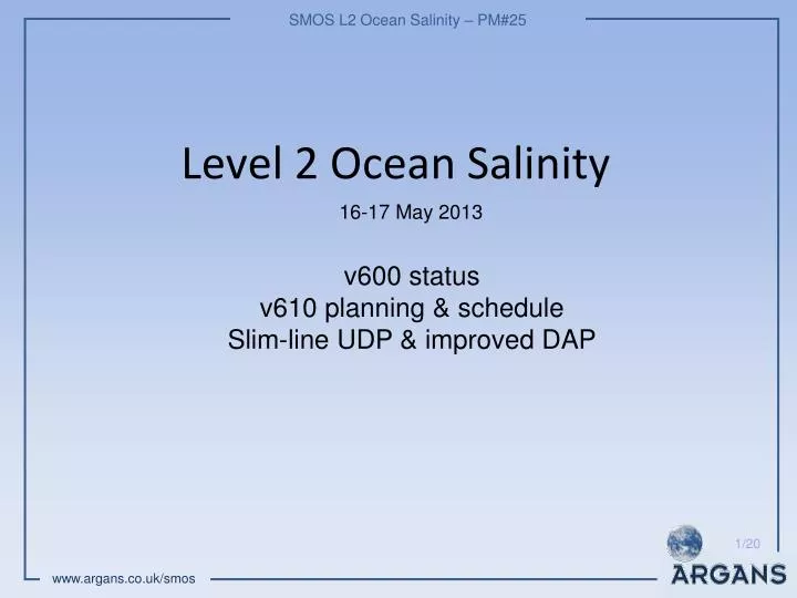 level 2 ocean salinity