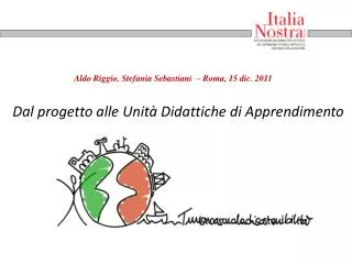 dal progetto alle unit didattiche di apprendimento