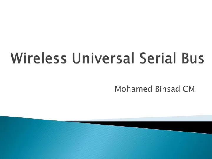 wireless universal serial bus