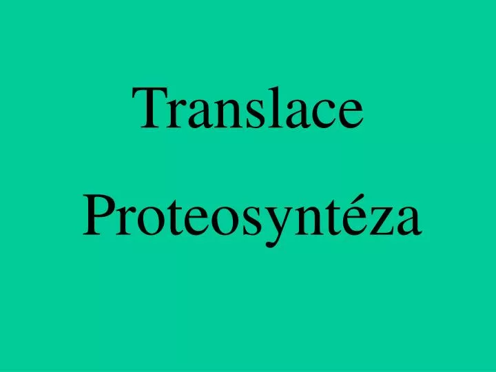 translace