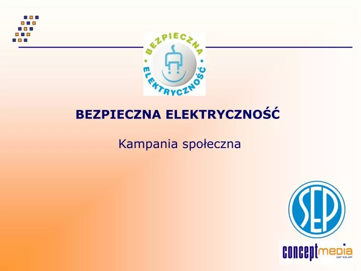 bezpieczna elektryczno kampania spo eczna