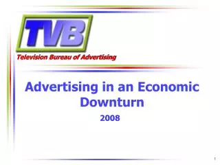 Advertising in an Economic Downturn