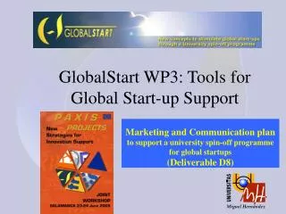 GlobalStart WP3: Tools for Global Start-up Support