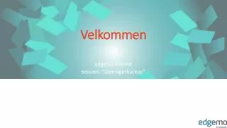 velkommen