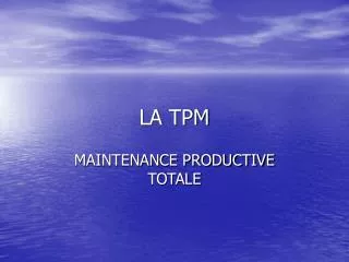 la tpm