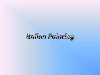 Italian Painting
