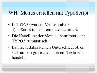 wh men s erstellen mit typoscript