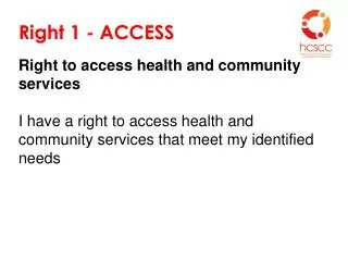 Right 1 - ACCESS