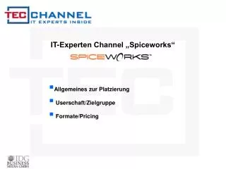 it experten channel spiceworks