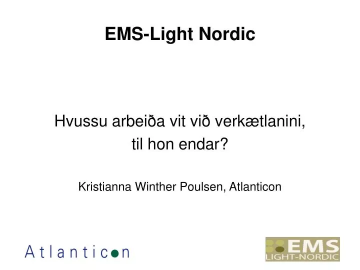ems light nordic