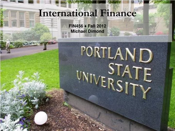 international finance