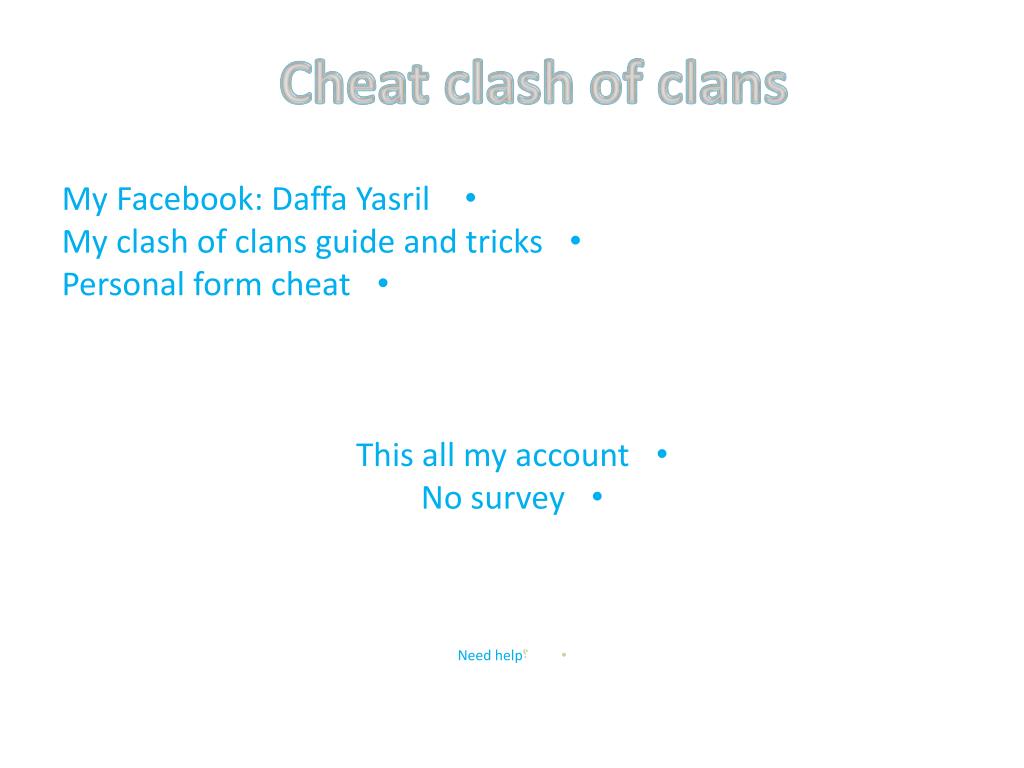 PPT Cheat clash of clans PowerPoint Presentation, free download ID