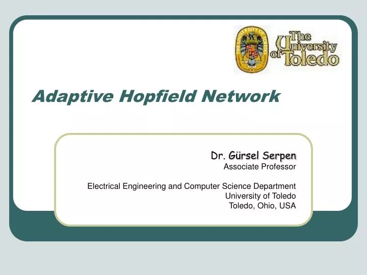 adaptive hopfield network