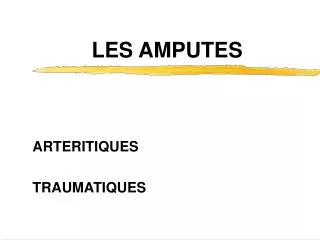 les amputes