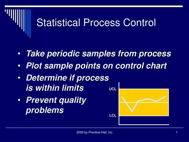 statistical process control