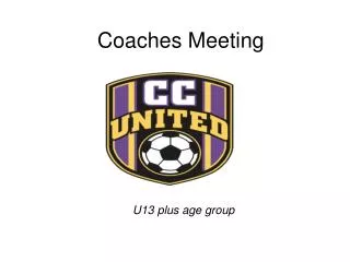Coaches Meeting