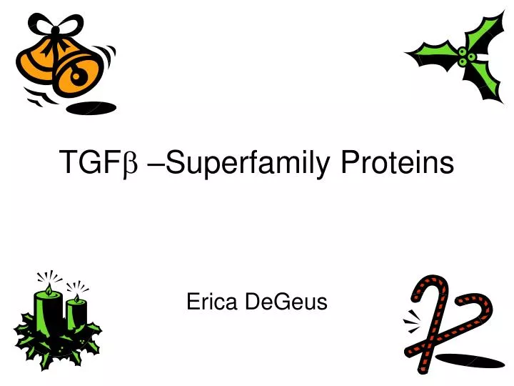 tgf b superfamily proteins