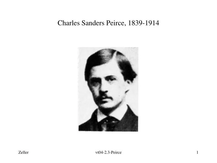 charles sanders peirce 1839 1914
