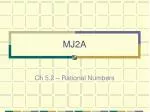 MJ2A - slide 1