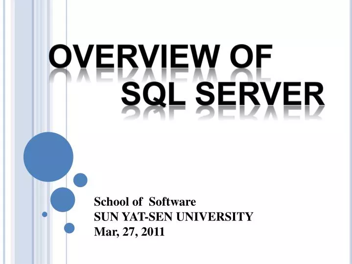 school of software sun yat sen university mar 27 2011