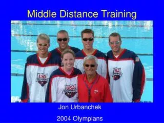 Middle Distance Training
