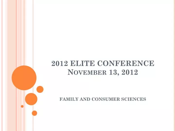 2012 elite conference november 13 2012