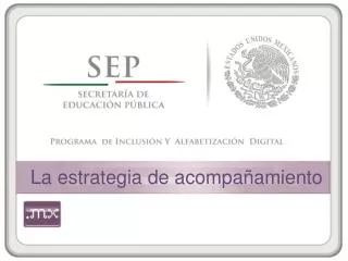 la estrategia de acompa amiento
