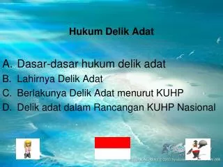hukum delik adat