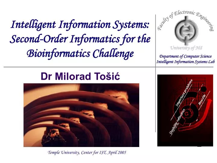 intelligent information systems second order informatics for the bioinformatics challenge