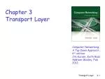 Chapter 3 Transport Layer - slide 1