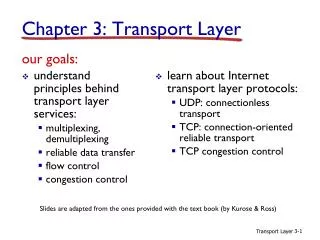 chapter 3 transport layer