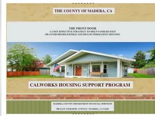 THE COUNTY OF MADERA, CA