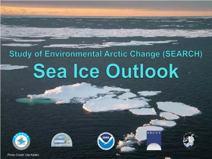 study of environmental arctic change search sea ice outlook