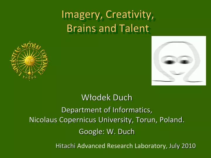 imagery creativity brains and talent