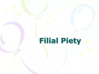 Filial Piety