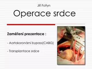 operace srdce