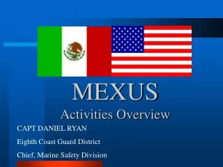 MEXUS Activities Overview