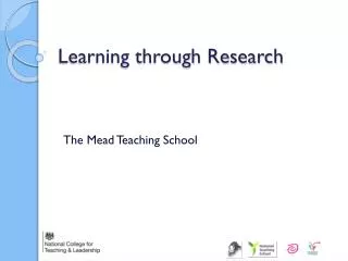 Learning through Research
