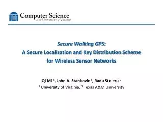 Secure Walking GPS: A Secure Localization and Key Distribution Scheme for Wireless Sensor Networks