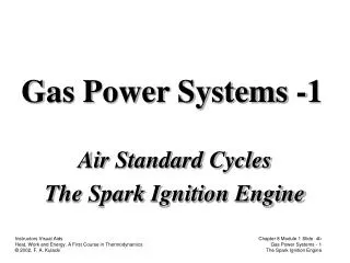 Gas Power Systems -1