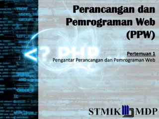 perancangan dan pemrograman web ppw