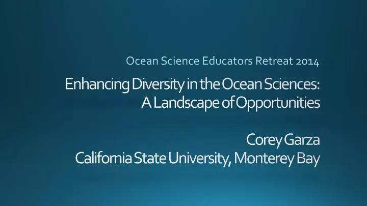 ocean science educators retreat 2014