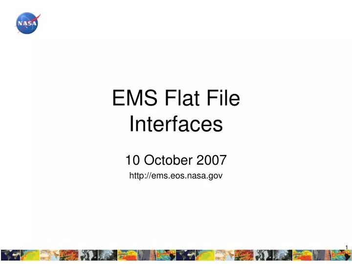 ems flat file interfaces