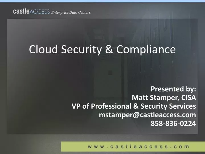 cloud security compliance